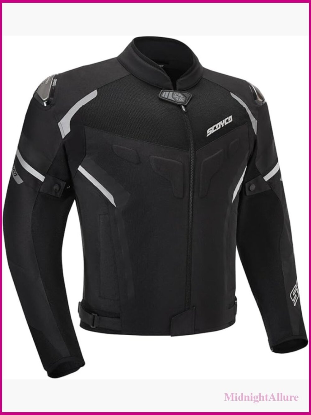 CE Level 1 Breathable Mesh Motorcycle Jacket with 7 PCS Armor